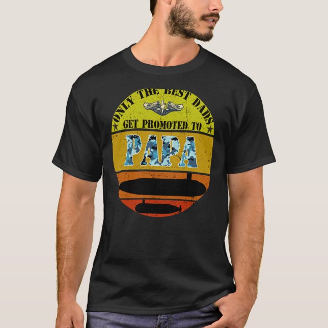 U-Boot Grumpy Alte Veteran U-Boot gefördert T T-Shirt (Vorderseite)