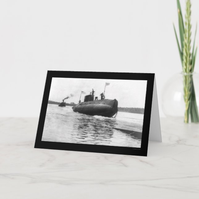 U-Boot-Start Navy 1909 Karte (Vorderseite)