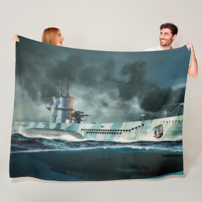 U-BOOT TYP-7 FLEECEDECKE (Beispiel)