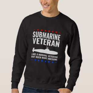 U-Boot-Veteran für Männer und U-Boot für Männer Sweatshirt