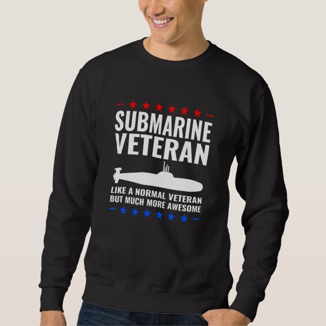 U-Boot-Veteran für Männer und U-Boot für Männer Sweatshirt (Vorderseite)