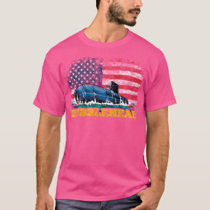 U-Boot-Veteran Ruhender Unterwasser-Matrose Bubble T-Shirt