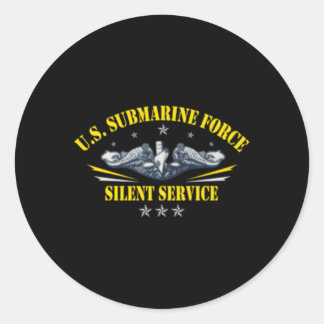 U-Boote Forces Silent Service Patriotic Vete Runder Aufkleber