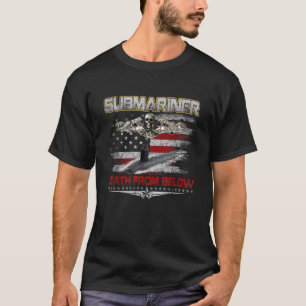 U-Boote Tod von unten Stiller Dienst Patriot T-Shirt