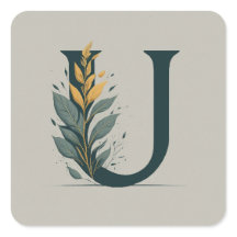 U Botanische Monogramm