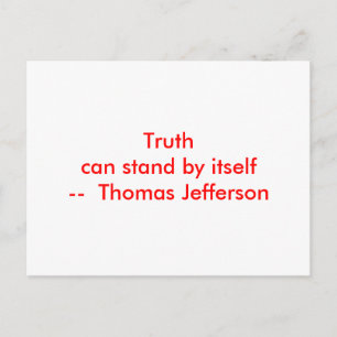 !! U Create Truth kann sich von selbst behaupten Postkarte