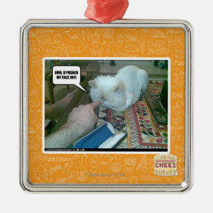 U drückte mein Gesicht ein! Ornament Aus Metall