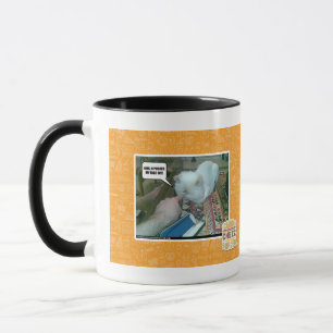 U drückte mein Gesicht ein! Tasse