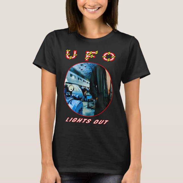 U.F.O Band Lights Out T-Shirt (Vorderseite)