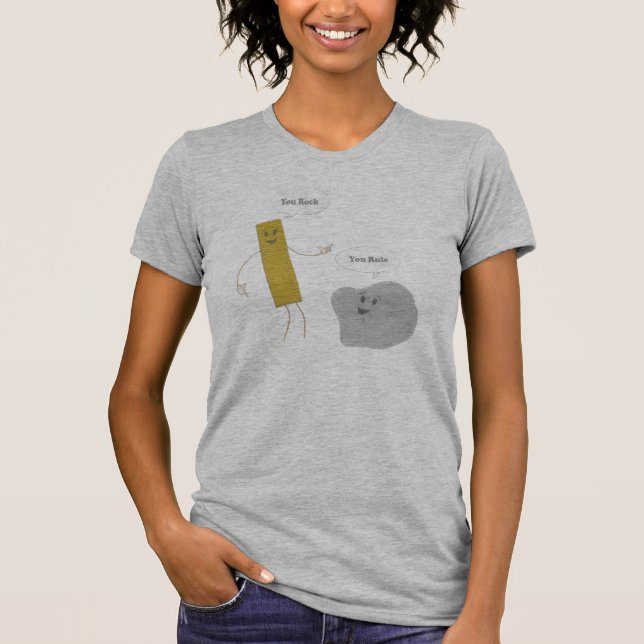 U-Felsen - u-Regel T-Shirt (Vorderseite)