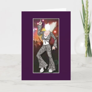 U Fill Foto von Disco Dancer Card Karte