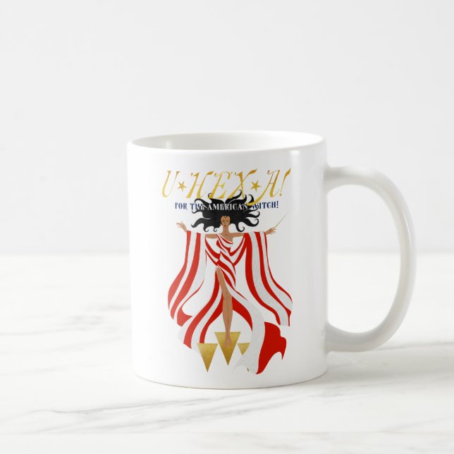 U HEX A Magazine Tasse (Rechts)