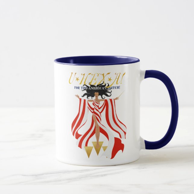 U HEX A Magazine Tasse (Rechts)