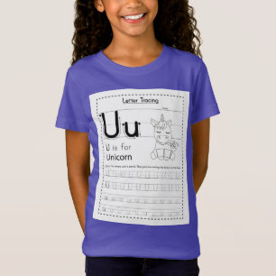 U ist für Einhorn T-Shirt