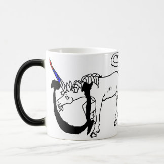 U ist für Einhorn Verwandlungstasse