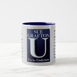 U ist für Undertow, A ist für AlibiB ist für Zweifarbige Tasse