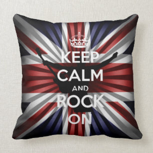 U.K. Flag Die Gewerkschaft Jack und Behielt Ruhe u Kissen