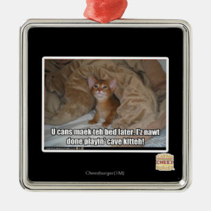 U kann maek das Bett später Ornament Aus Metall