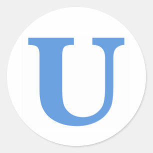 U Logo-Aufkleber Runder Aufkleber