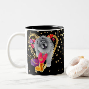 U MACHEN MEIN HERZ GEHEN BLING - Blue Chow Tasse