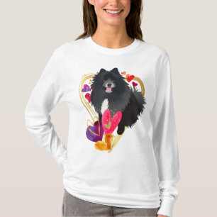 U MACHEN MEIN HERZ GEHEN BLING - Lapphund weiße Sh T-Shirt