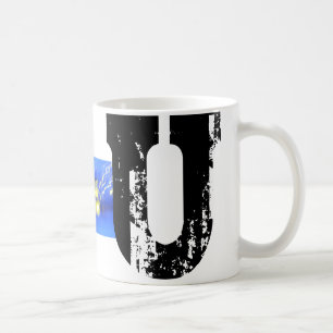 U Monogram Typografische Tasse