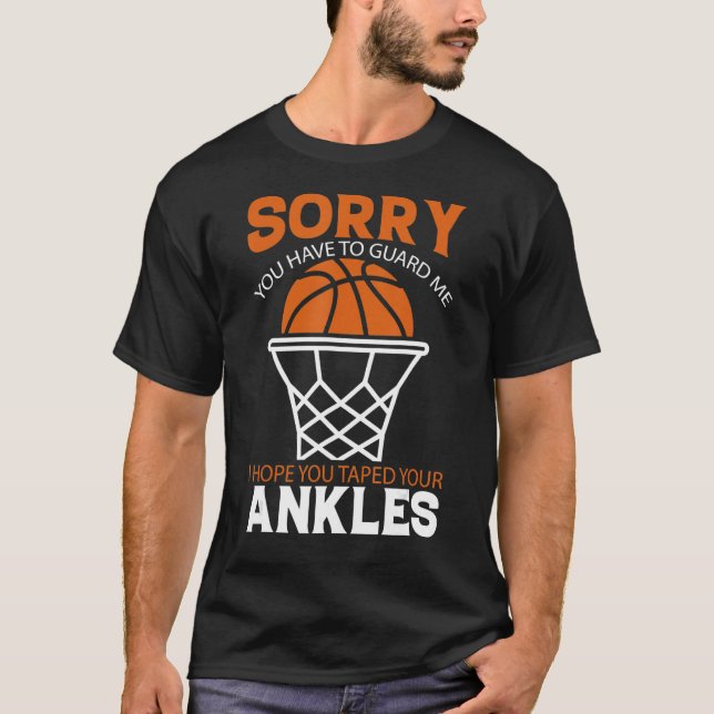 U muss mich bewachen, ich hoffe, u band Ankles Bas T-Shirt (Vorderseite)