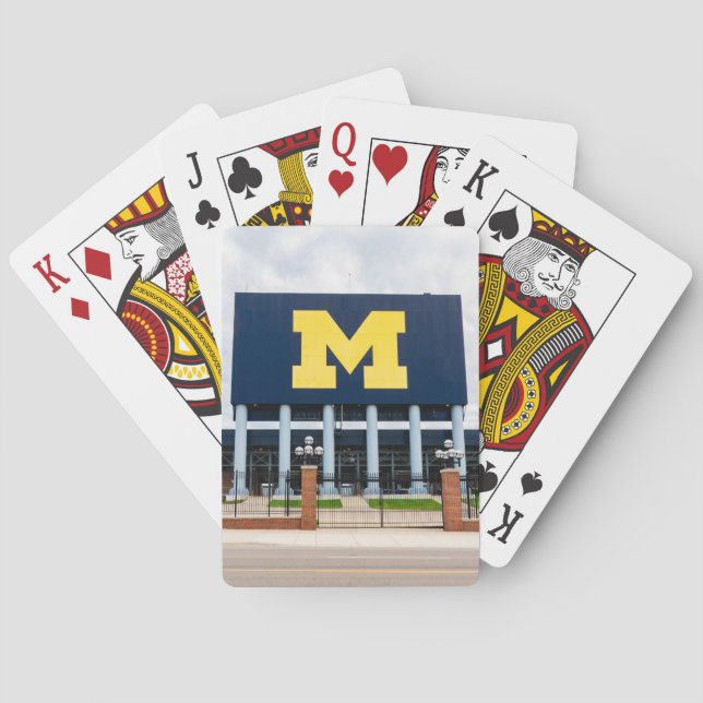 U of M Playing Cards, Universität Michigan Spielkarten (Rückseite)