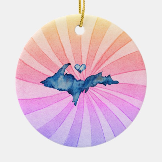 U.P. Keramik für Wasserfarben Ornament (Vorne)