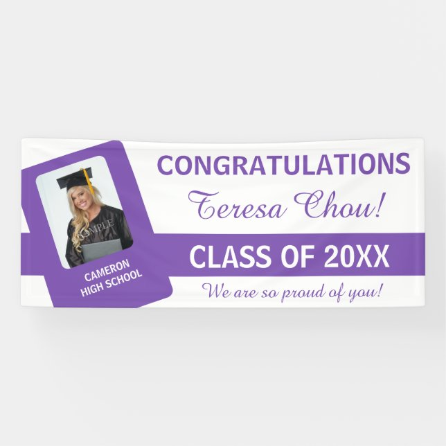 U-Pick-Schulfarben mit Lila UPSC Banner (Horizontal)