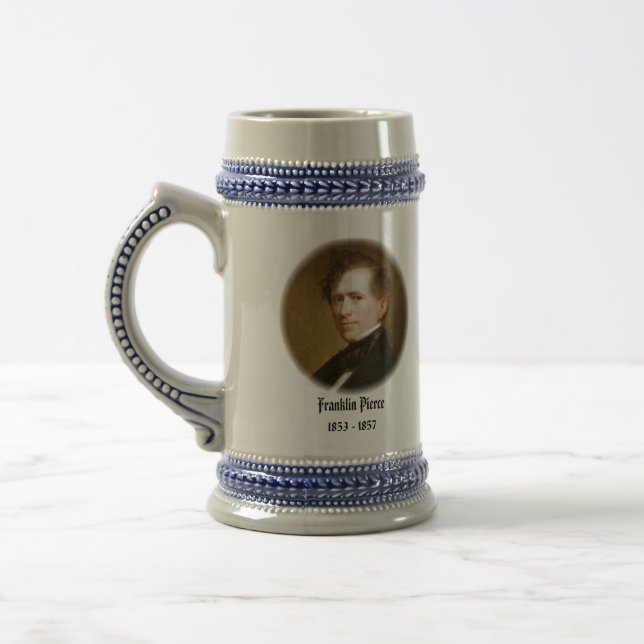 U.S.A. 14. Präsident (sammelbare Tasse) Bierglas (Links)
