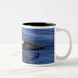 U.S.A., Alaska, Kenai Halbinsel Adler Zweifarbige Tasse