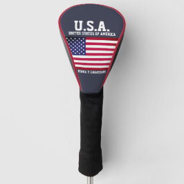 U.S.A. Kinka T Kreationen Golf Head Cover Headcover