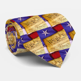 U.S.A. Konstitution und Flaggen-patriotische Krawatte