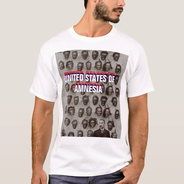 U S AMNESIA W COLLECTION Herren Basic T - Shirt (Vorderseite)