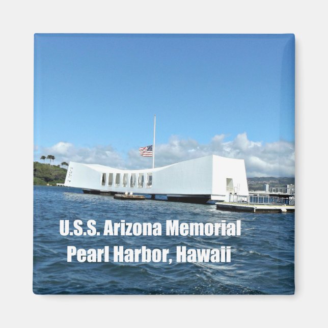 U.S. Arizona Memorial Magnet (Vorne)