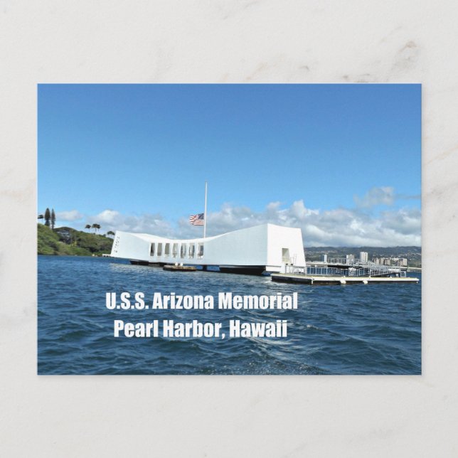 U.S. Arizona Memorial Postkarte (Vorderseite)
