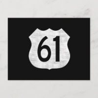 U.S. Autobahn 61 Wegweiser