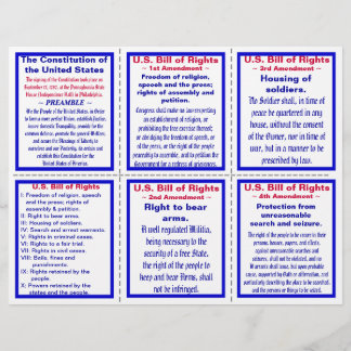 U.S. Bill of Rights Pocket Pamphlet (25 ct) Flyer