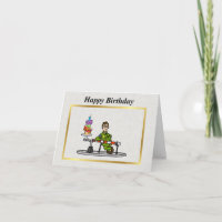 U.S. Border Patrol Agent bei Barrier Birthday Card