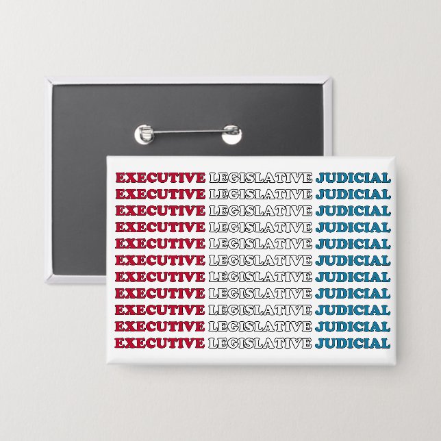 U.S. Checks & Balances Button (Vorderseite/Rückseite)