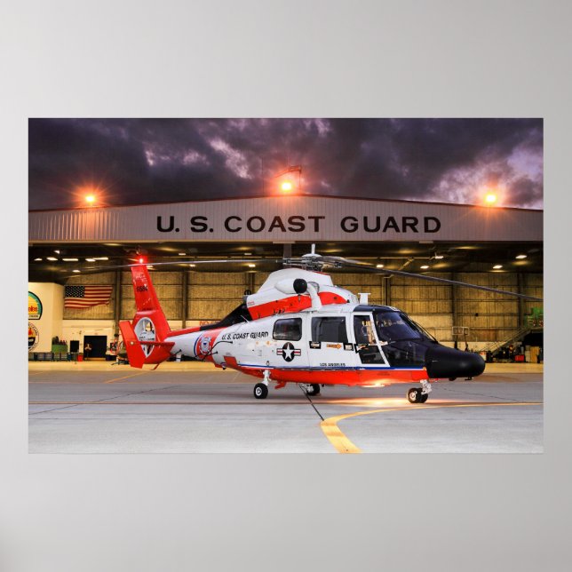 U.S. Coast Guard Hubschrauber Poster (Vorne)