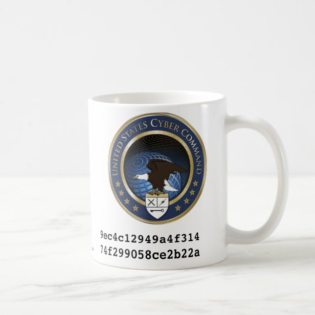 U.S. Cyber-Befehl Tasse (Rechts)