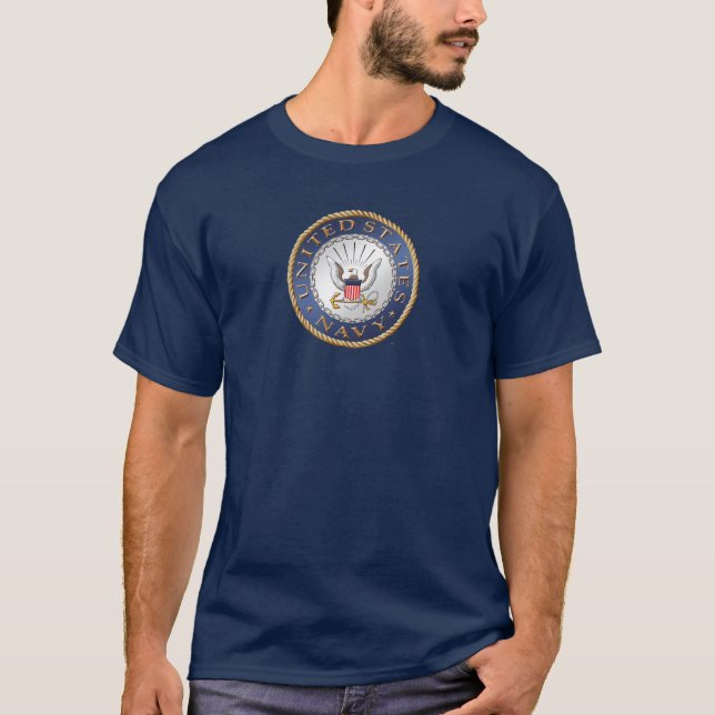 U.S. Das T-Shirt der Marine-Männer (Vorderseite)