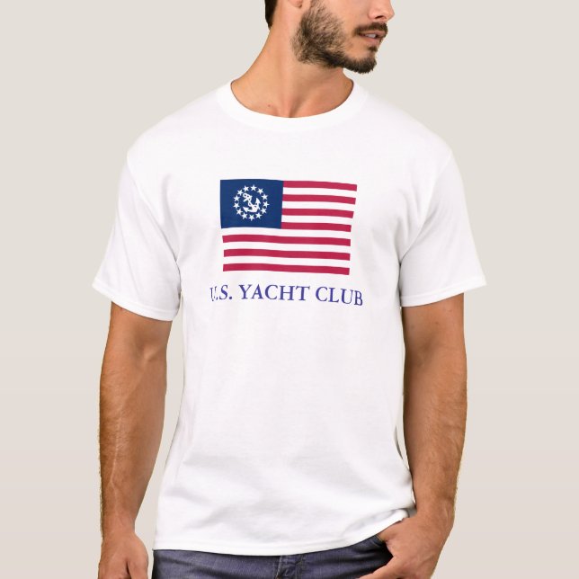 U.S. Der T - Shirt der Yacht-Verein-Männer (Vorderseite)