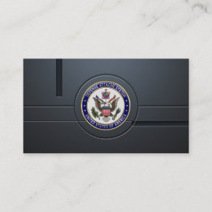 U.S.-Emblem für das Verteidigungssystem (DAS) [3D] Visitenkarte