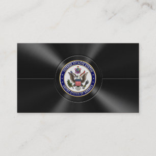 U.S.-Emblem für das Verteidigungssystem (DAS) [3D] Visitenkarte