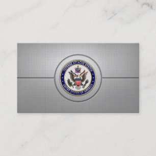U.S.-Emblem für das Verteidigungssystem (DAS) [3D] Visitenkarte