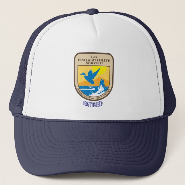 U.S. Fish & Wildlife Service Langeweile Truckerkappe (Vorderseite)