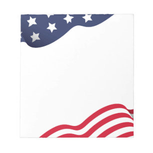 U.S. Flag Notepad Notizblock